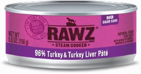 Rawz Cat 96% Turkey & Turkey Liver Pate