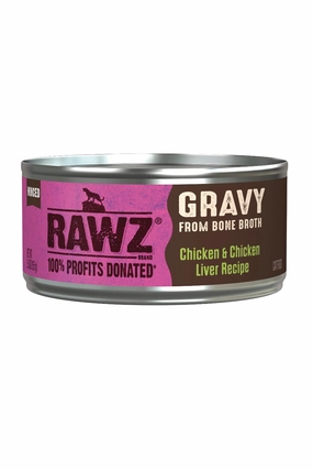 Rawz Chicken and Chicken Liver Minced with Gravy Wet Cat Food