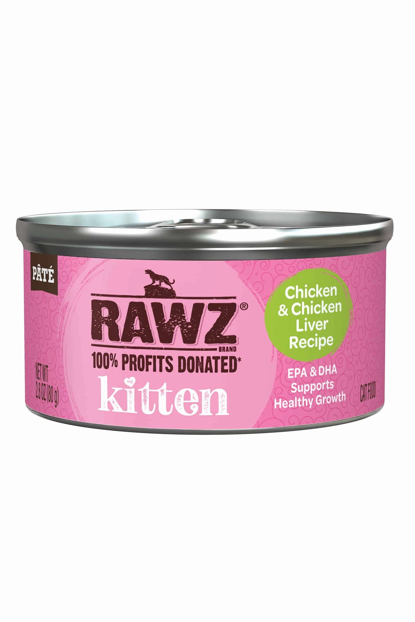 Rawz Chicken and Liver Pate Wet Kitten Food
