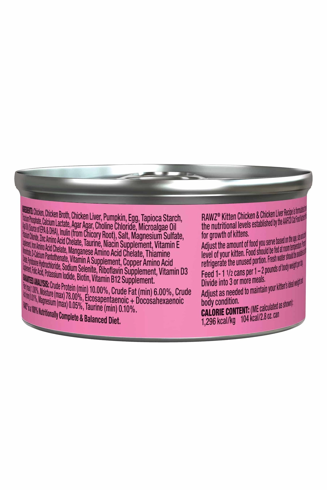 Rawz Chicken and Liver Pate Wet Kitten Food