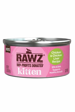 Rawz Chicken and Liver Pate Wet Kitten Food