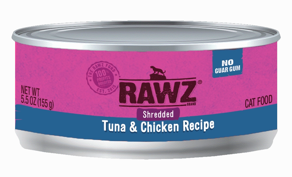 Rawz Shredded Tuna & Chicken Cat