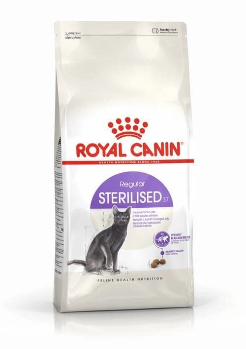 Royal Canin Sterilised 37 and Sterilised Gravy Adult Cat Wet Food Combo