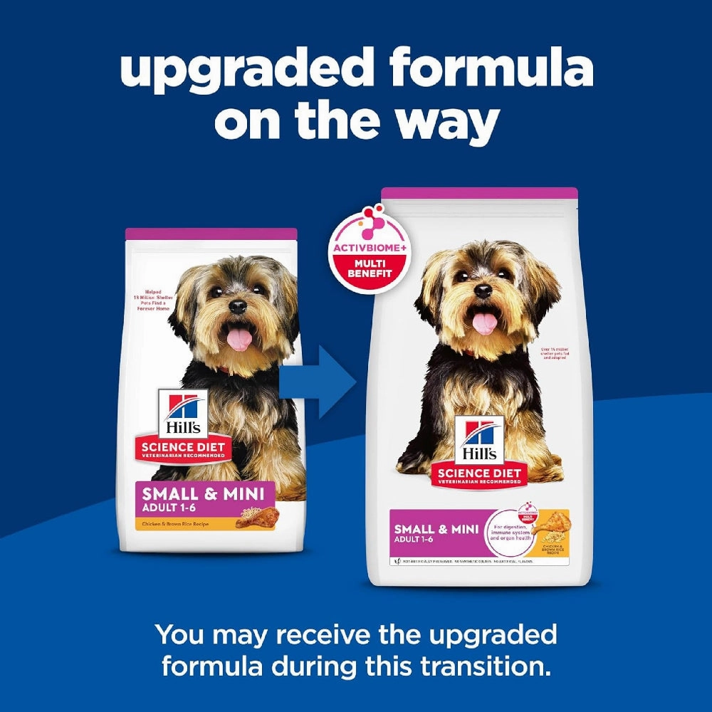 Science Diet - Small & Mini Chicken & Brown Rice Adult 1-6 Dog Dry Food