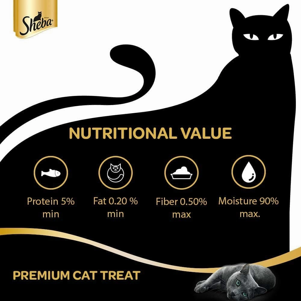 Sheba Tuna & Prawn Melty Treats with Trixie Matatabi Chew Sticks Combo for Cats