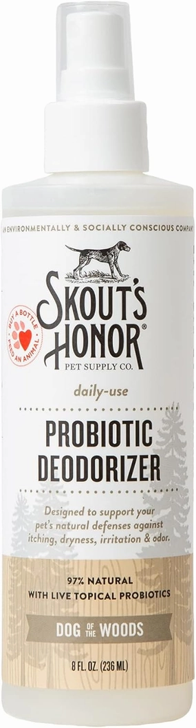 Skout's Honor Dog Probiotic Daily Use Dog of the Woods Deodorizer 8 oz