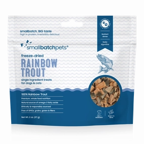Small Batch Freeze Dried Rainbow Trout 2 oz