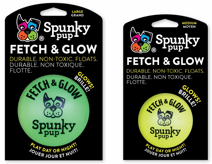 Spunky Pup Fetch & Glow Ball
