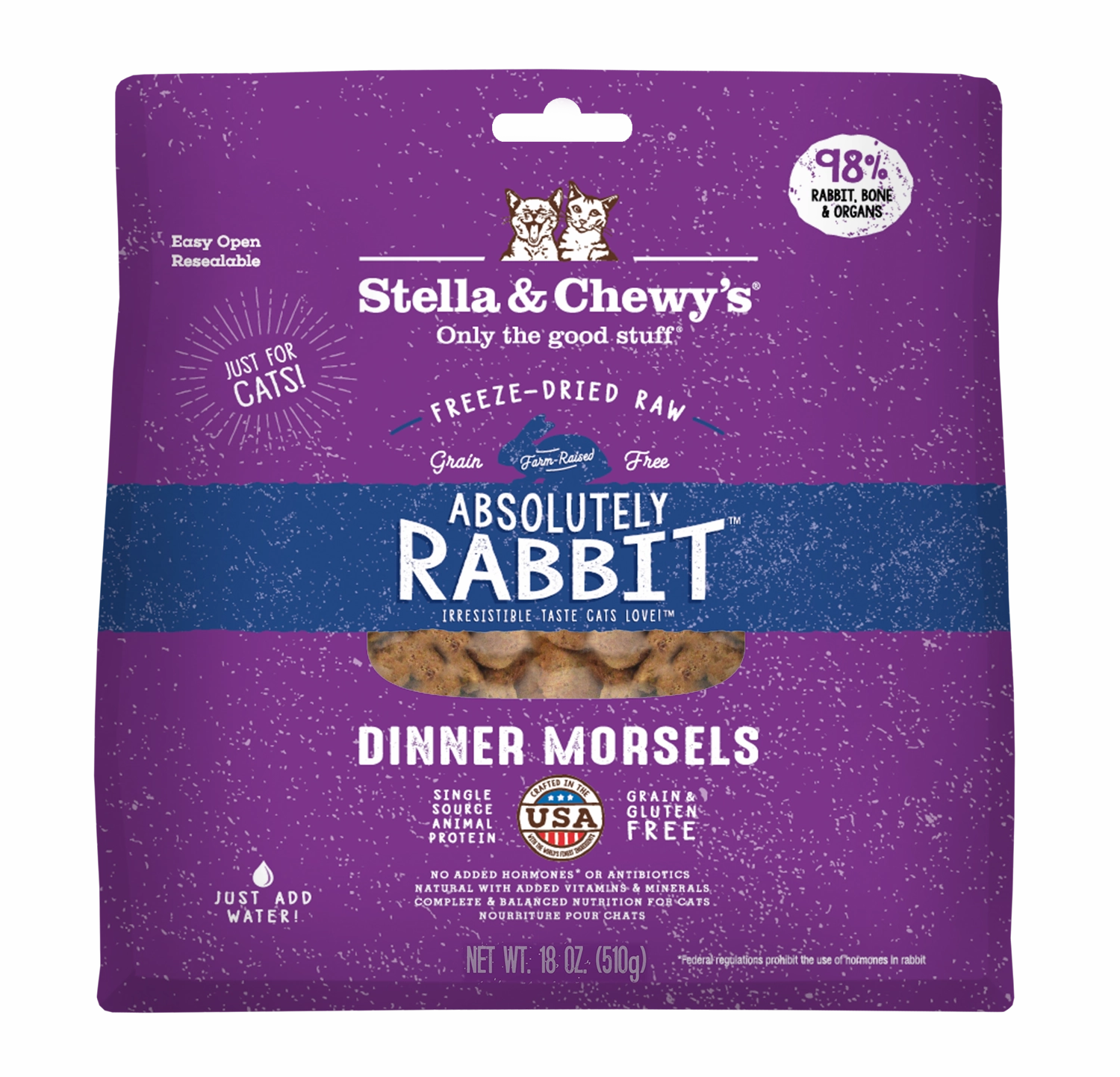Stella & Chewy's Cat Freeze-Dried Absolutely Rabbit