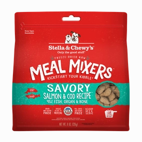 Stella & Chewy's Freeze-Dried Meal Mixers Savory Salmon & Cod
