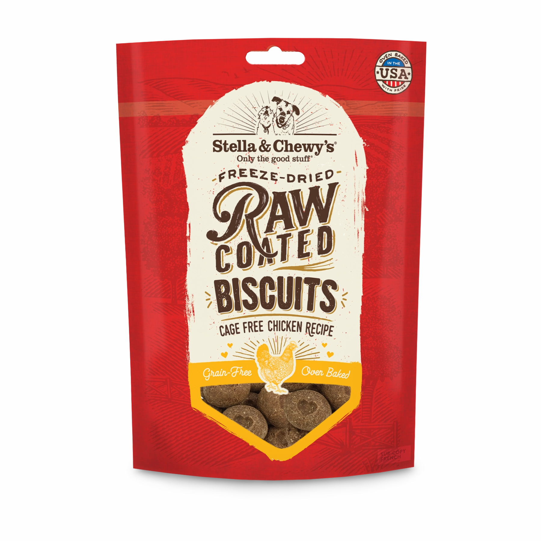 Stella & Chewy's Raw Coated Biscuits Chicken 9 oz.