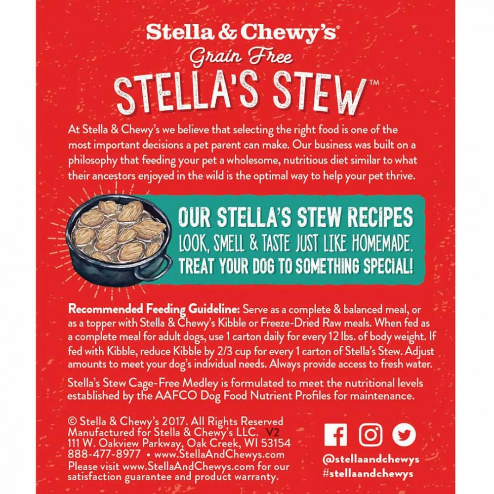 Stella & Chewy's Stella's Stew Cage Free Medley Recipe Food Topper for Dogs