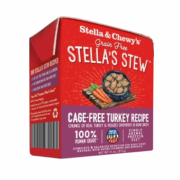 Stella & Chewy's Tetra Pack Cage-Free Turkey Stew