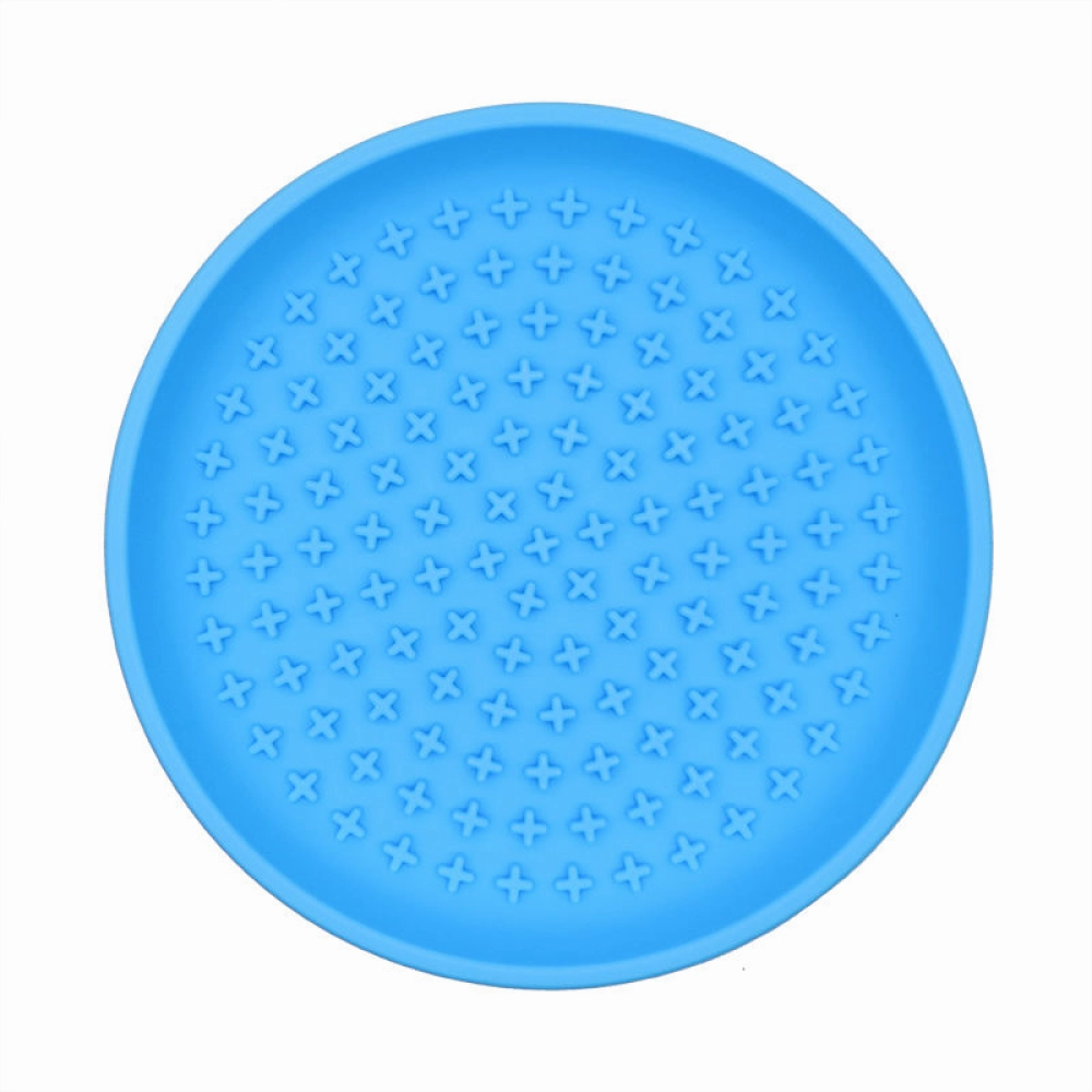 Talking Dog Club Lickables Licking Bowls for Dogs and Cats (Blue)