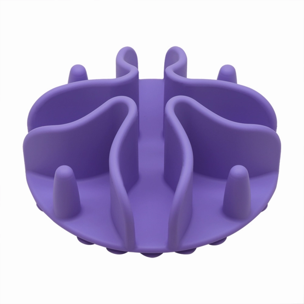 Talking Dog Club Slow Feeder Bowl Attachment for Dogs and Cats (Purple)