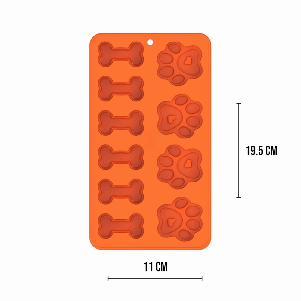 Talking Dog Club Treat Silicon Mould for Dogs (Orange)