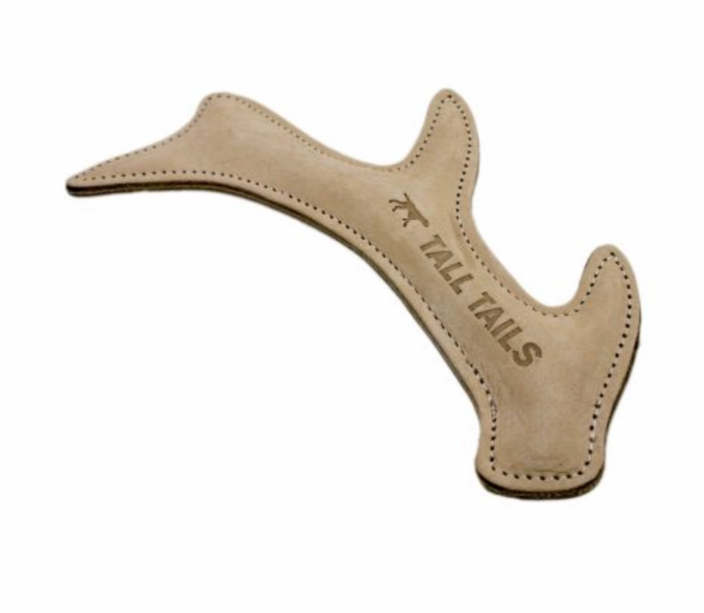 Tall Tails Natural Leather Antler 11"