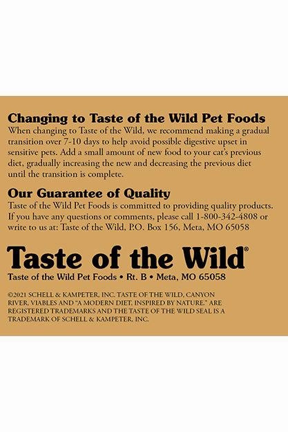 Taste of the Wild Canyon River Dry Cat Food