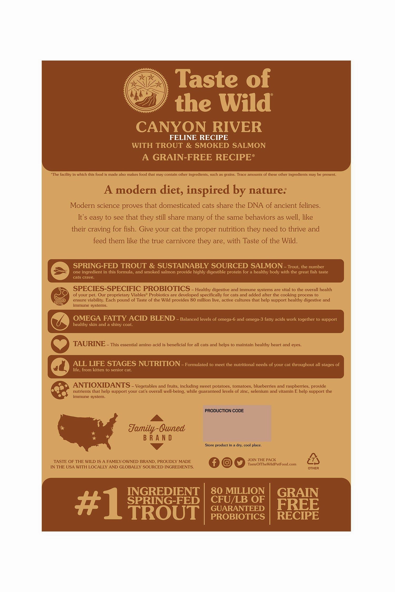 Taste of the Wild Canyon River Dry Cat Food