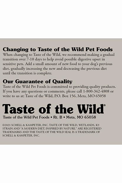 Taste of the Wild Wetlands Dry Dog Food