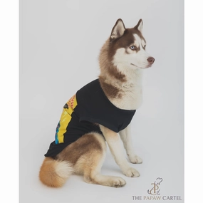 The Papaw Cartel I Am My Own Muse Poster Tshirt for Dogs (Black)