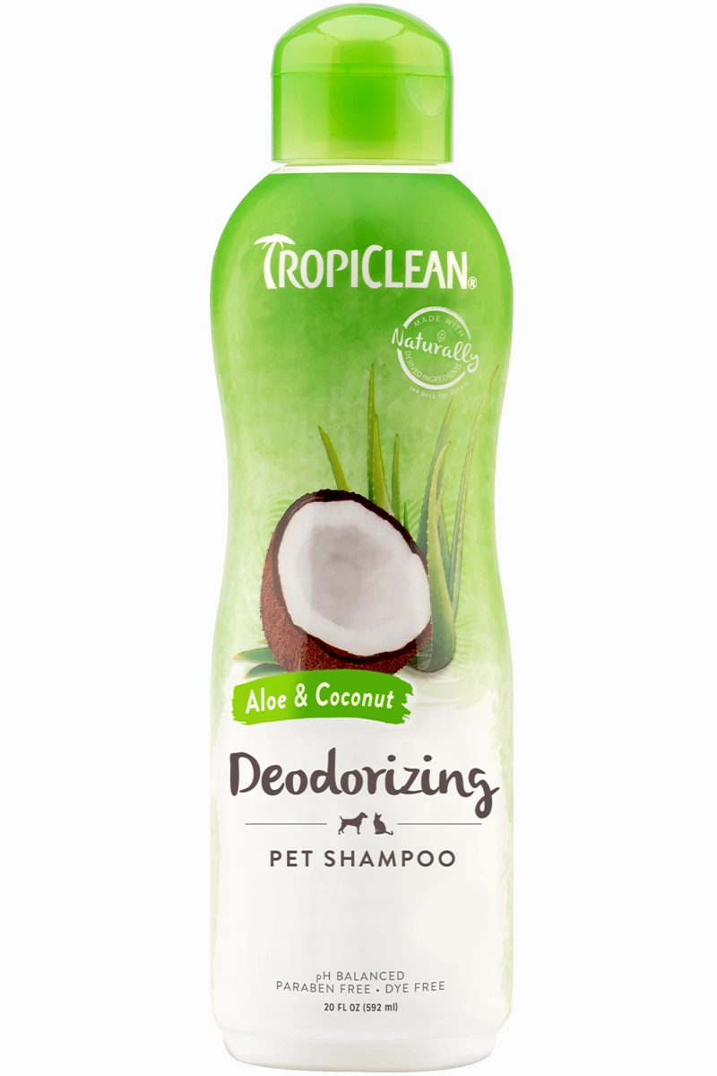 Tropiclean Deodorizing Aloe & Coconut Shampoo 20 oz.