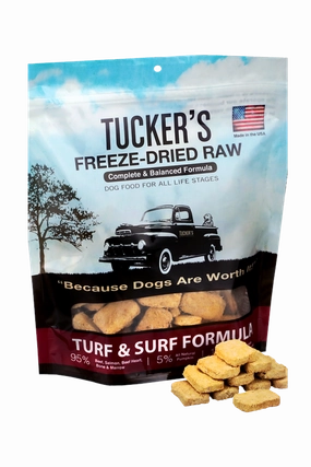 Tucker's Turf and Surf Freeze-Dried Dog Food