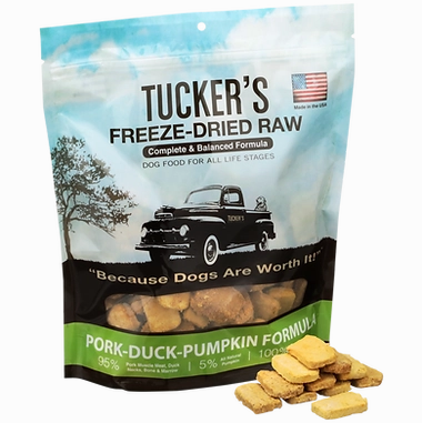 Tuckers Pork and Pumpkin Freeze-Dried Dog Food