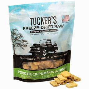 Tuckers Pork and Pumpkin Freeze-Dried Dog Food