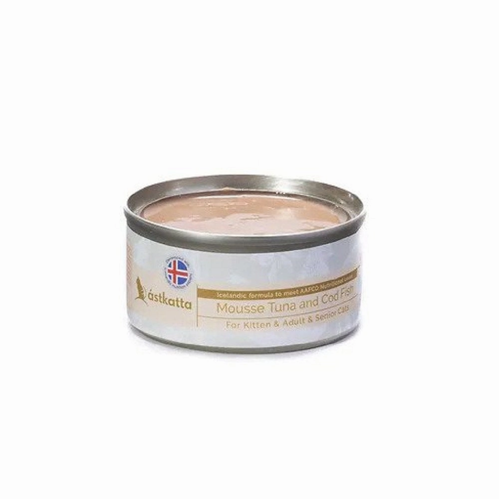 Tuna & Cod Fish Mousse Cat Can