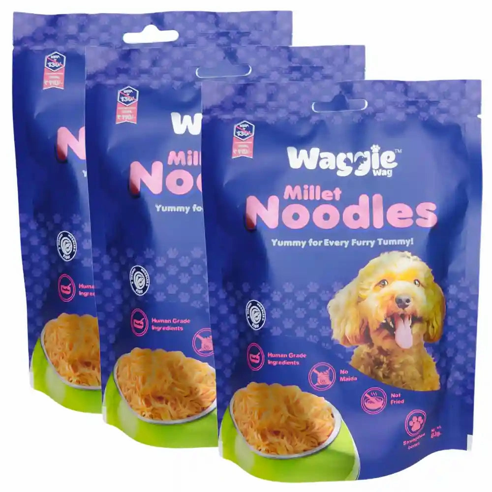 Waggie Wag Fish Millet Noodles for Dogs