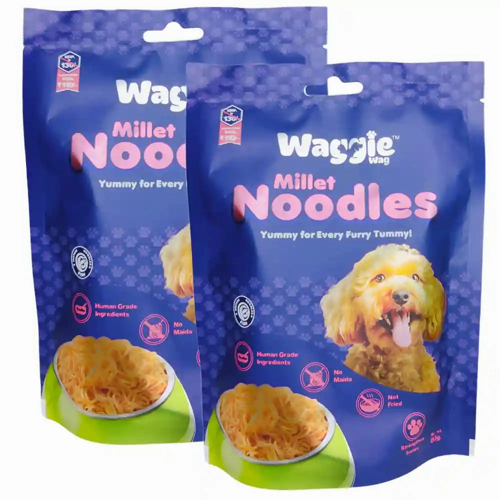Waggie Wag Fish Millet Noodles for Dogs