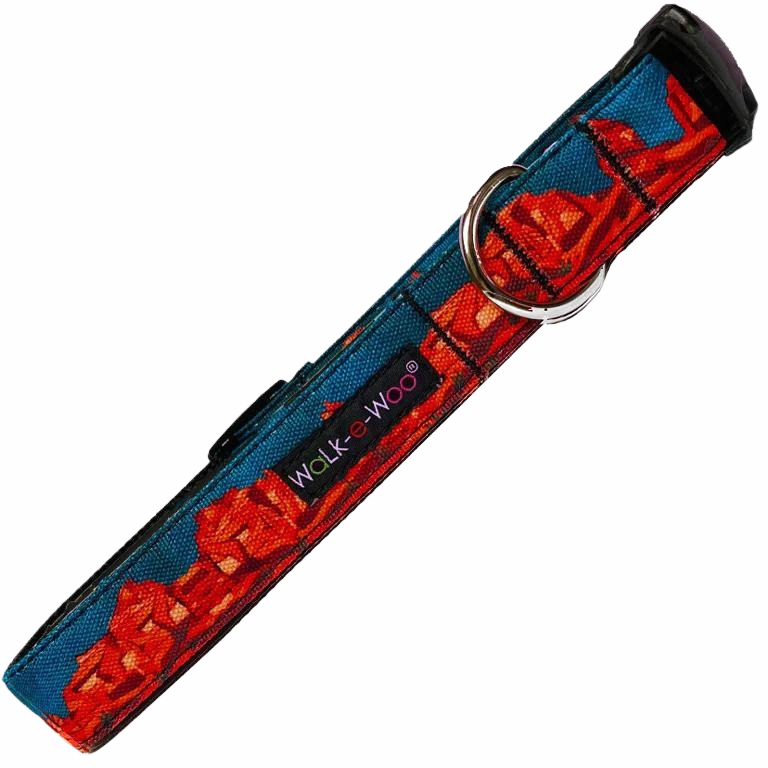 Walk-e-Woo Rockin' Red Rocks Collar