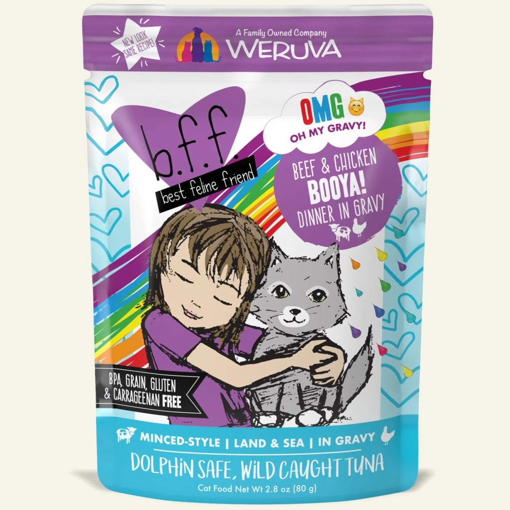 Weruva BFF OMG Booya! Beef & Chicken Pouch