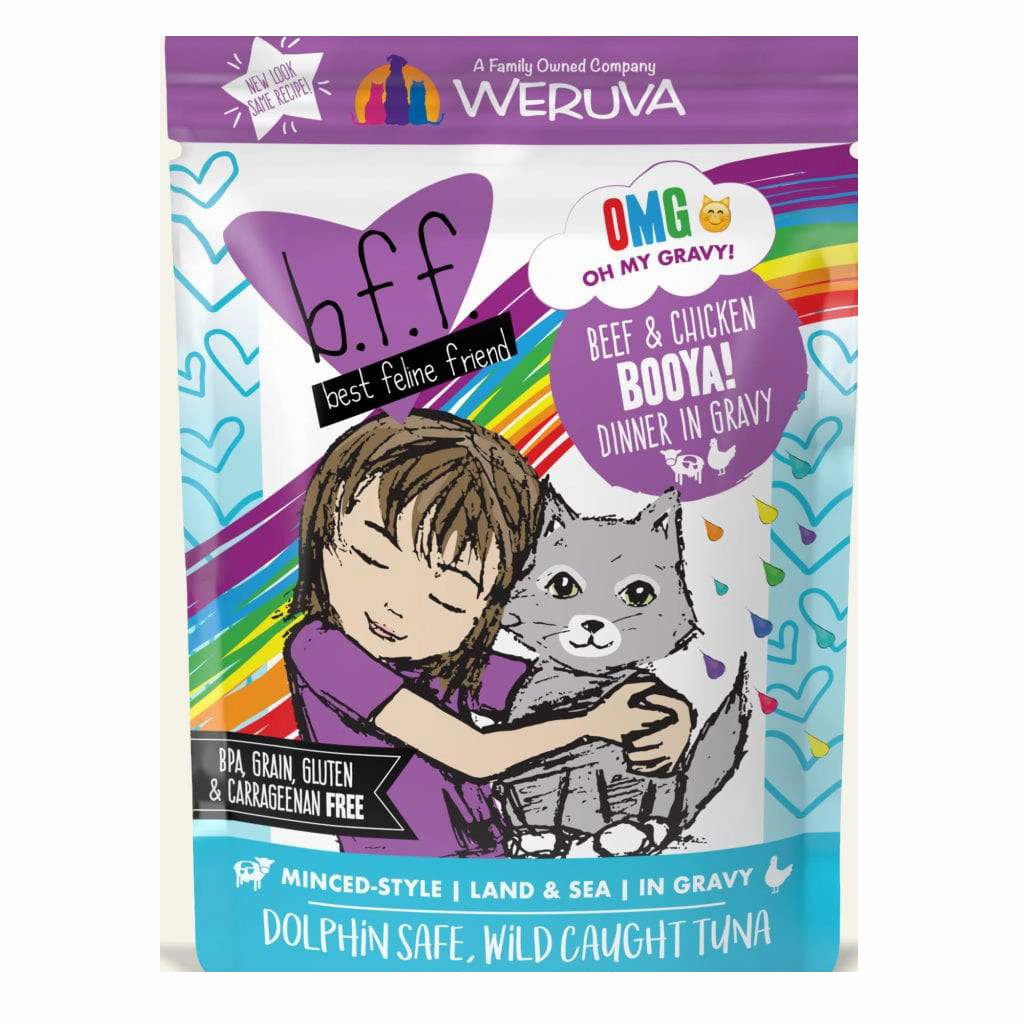 Weruva BFF OMG Booya! Beef & Chicken Pouch