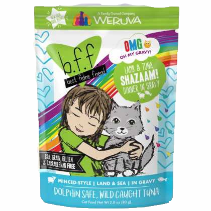 Weruva BFF OMG Shazaam! Lamb & Tuna Pouch