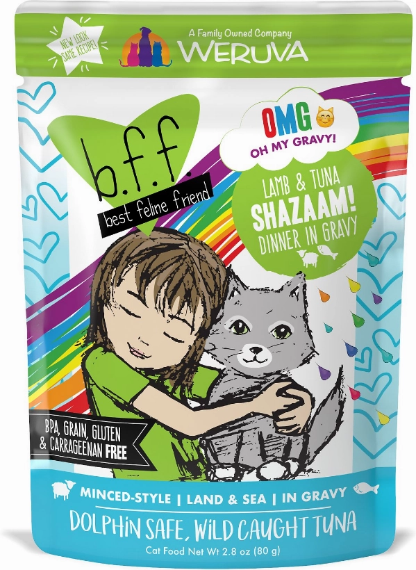 Weruva BFF OMG Shazaam! Lamb & Tuna Pouch