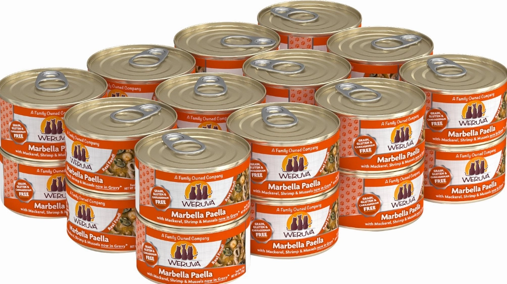 Weruva Cat Grain-Free Marbella Paella with Mackerel, Shrimp & Mussels