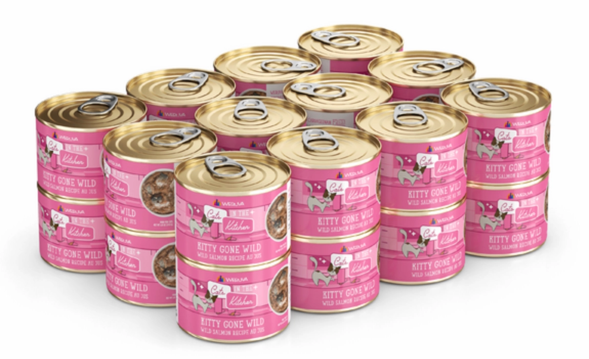 Weruva Cats in the Kitchen Kitty Gone Wild Salmon Au Jus