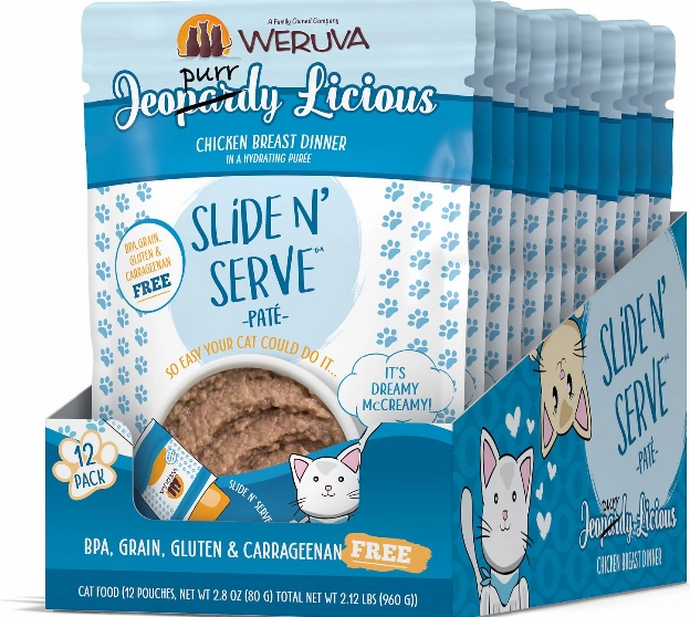 Weruva Slide N' Serve Jeopurrdy Licious Chicken Pate