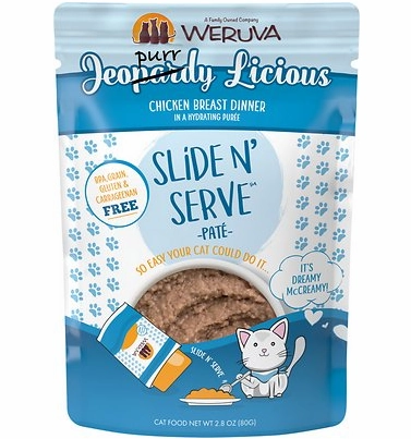 Weruva Slide N' Serve Jeopurrdy Licious Chicken Pate