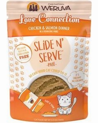 Weruva Slide N' Serve Love Connection Chicken & Salmon Pate