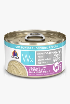 Weruva Wx Tilapia & Tuna in Puree Canned Cat Food