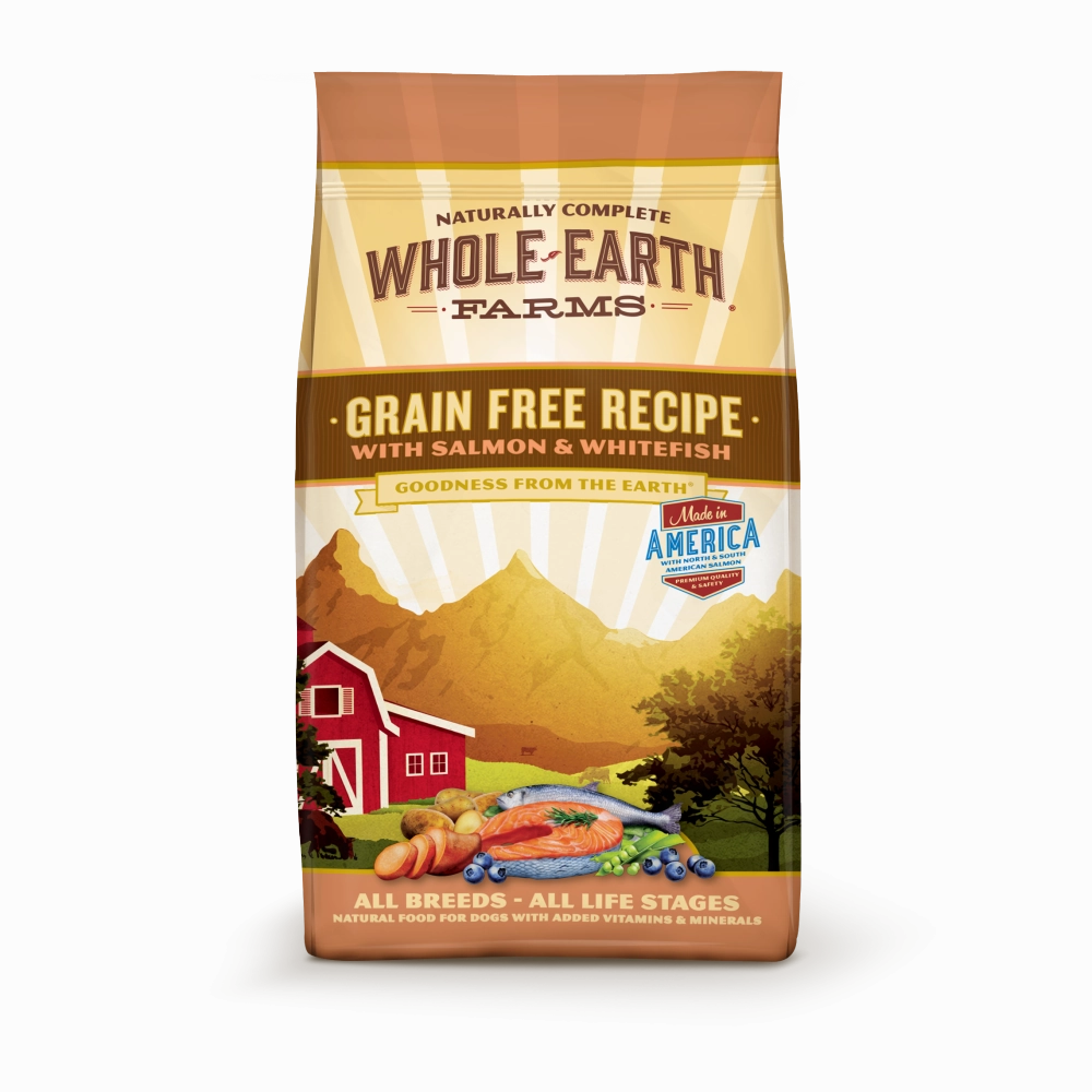 Whole Earth Farms Grain Free Recipe Salmon and Whitefish Dry Dog Food