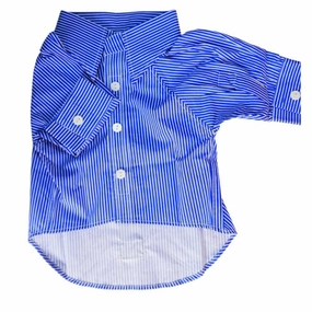 Woofiezz Nautical Party Shirt for Dogs and Cats (Blue)