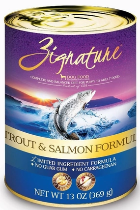 Zignature Wild Trout and Salmon Formula