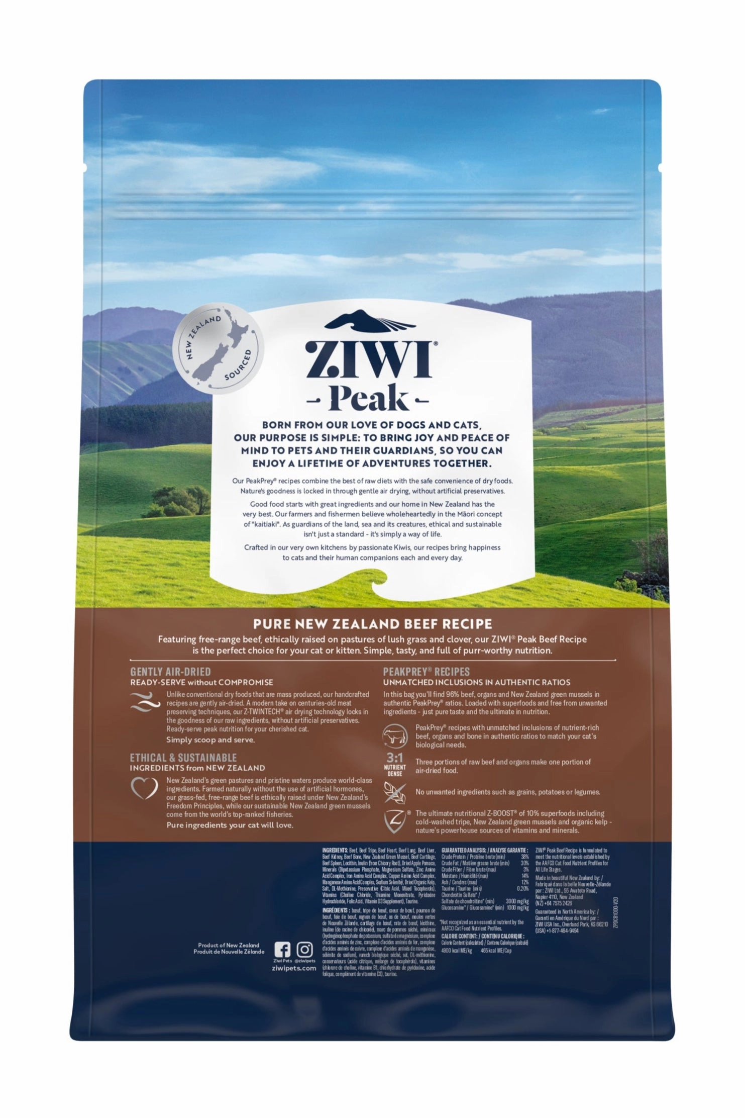 ZIWI Air Dried Beef Cat Food