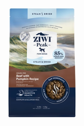 ZIWI Steam Dried Beef with Pumpkin Dog Food