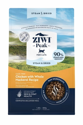 ZIWI Steam Dried Chicken with Mackerel Cat Food